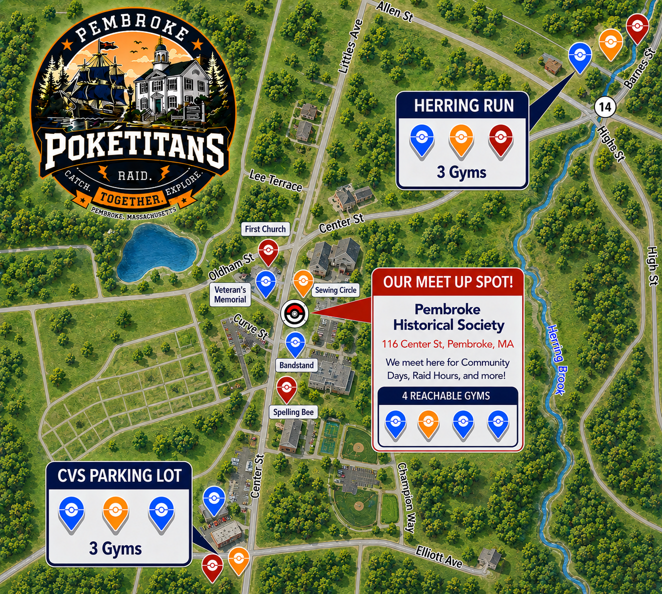 Pembroke PokéTitans Community Gym Layout